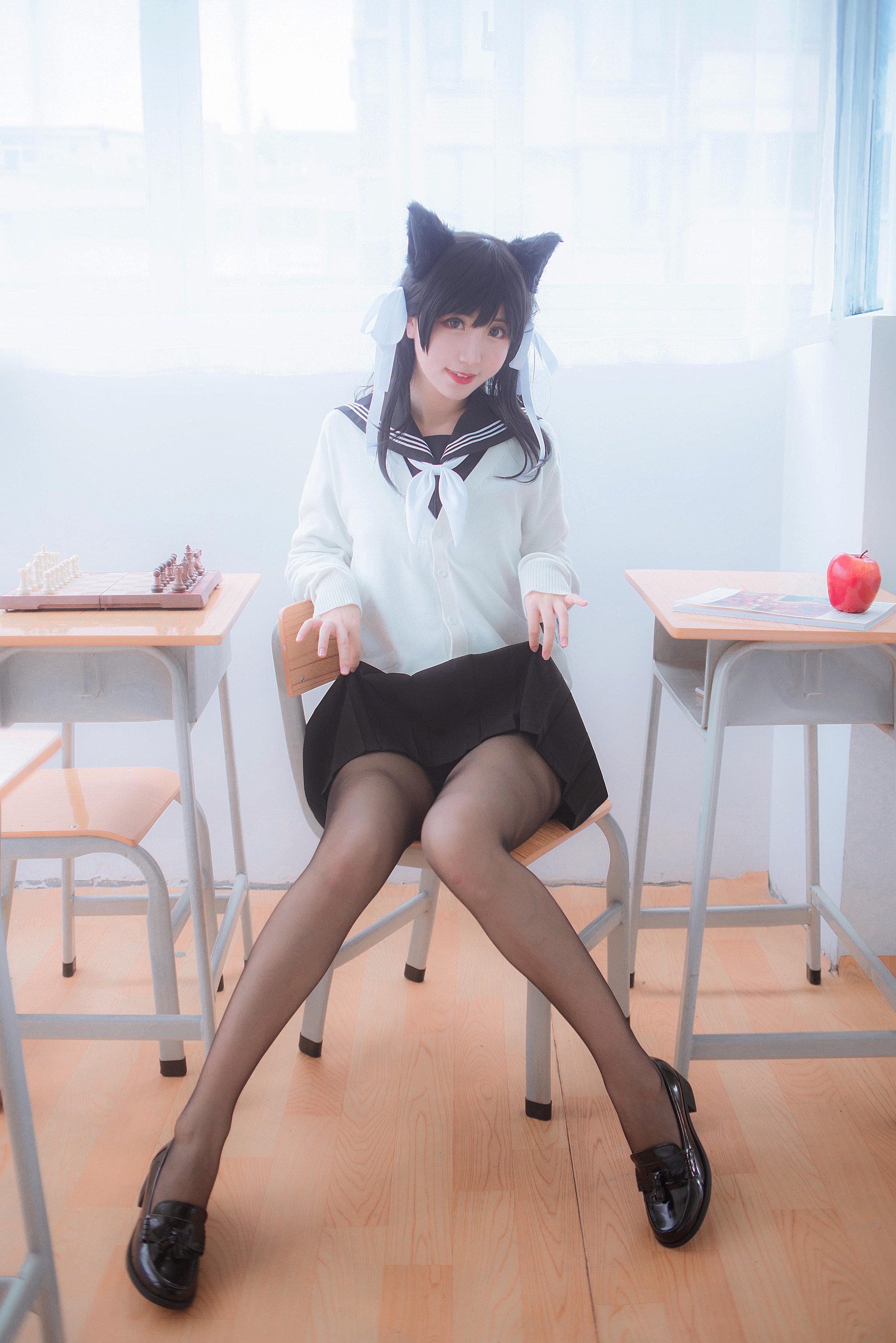 图片[1]-黑川 – NO.019 獒犬本-校服[30P]-XikXak